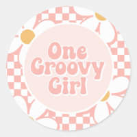 Uma garota muito fixe Pink Daisy Checker