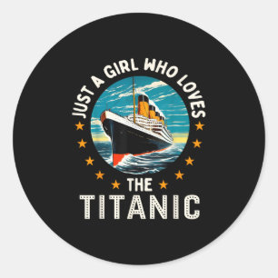 Adesivo Uma Garota Que Ama as Garotas do Rms Titanic