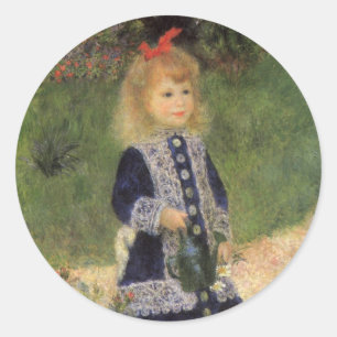 Adesivo Uma Menina com Regador por Pierre Renoir