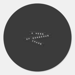 Adesivo Uma Mina De Rótulos De Caos Ingleses