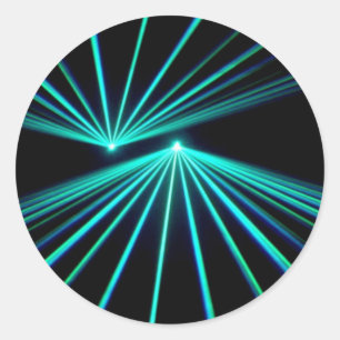 Adesivo Uma mostra do laser