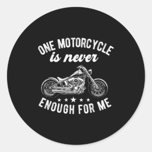 Adesivo Uma moto é o suficiente bicicleta engraçada motoci