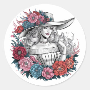 Adesivo Uma mulher bonita