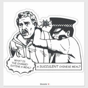 Adesivo Uma Refeição Chinesa Bem Suculta