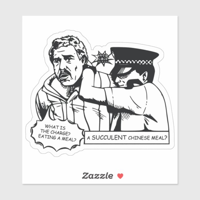 Adesivo Uma Refeição Chinesa Bem Suculta, É O MANIFESTO DA (Folha)