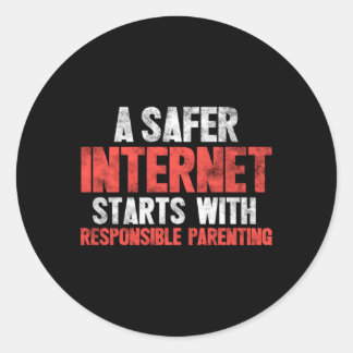Adesivo Uma Rua Da Internet Mais Segura Com Parentalidade