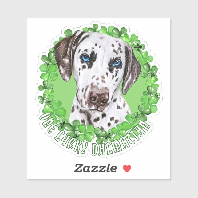 Adesivo Uma Rua Engraçada Dalmaciana, Patrick Dog (Folha)