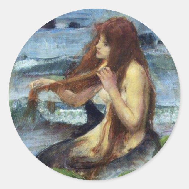 Adesivo Uma Sereia (estudo) (Frente)