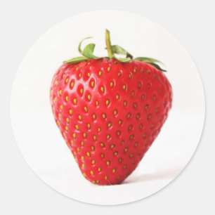 Adesivo Uma stkcn de morango Vermelho