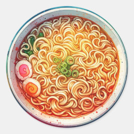Adesivo Uma tigela de Ramen Noodles