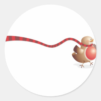 Adesivo Uma versão moderna do Robin Red Breast