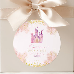 Adesivo Uma Vez Em Uma Festa De primeiro aniversario Da Pr