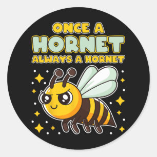 Adesivo Uma Vez Um Hornet Sempre Um Hornet Espírito de Vol