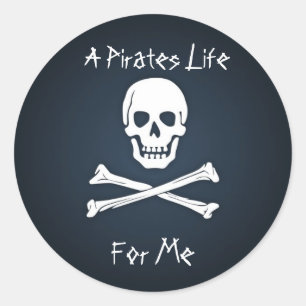 Adesivo Uma vida pirata para mim