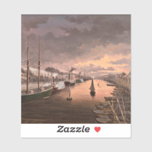 Adesivo Uma visão do rio Aura em Turku