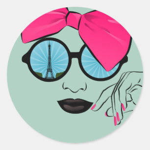 Adesivo Uma visão do rosto do Arco de Paris