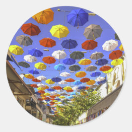 Adesivo Umbrella Street Antalya Turquia Fotografia
