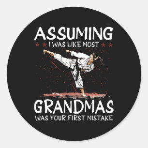 Adesivo Uming, Eu Era Como A Maioria Dos Avós, Primeiro Er