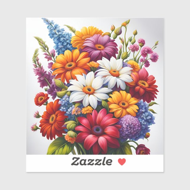 Adesivo Un bouquet (Folha)