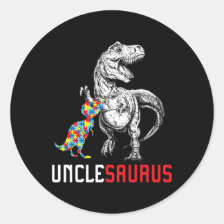 Adesivo Unclesaurus Autismo Consciência Tio Saurus Família