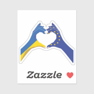 Adesivo União Europeia Europa Ucrânia Ucrânia