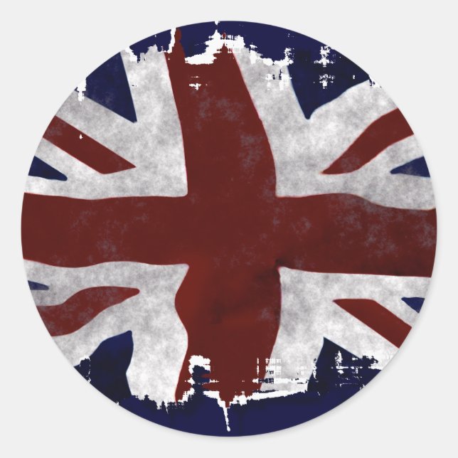 Adesivo União Patriótica Jack, bandeira da União do Reino  (Frente)