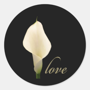 Adesivo Único lírio de calla branco