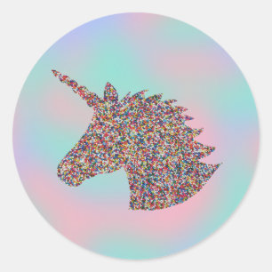 Adesivo Unicorle Sprinkles Feliz Aniversário do Partido