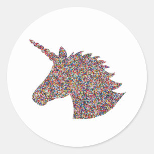 Adesivo Unicorle Sprinkles Feliz Aniversário do Partido