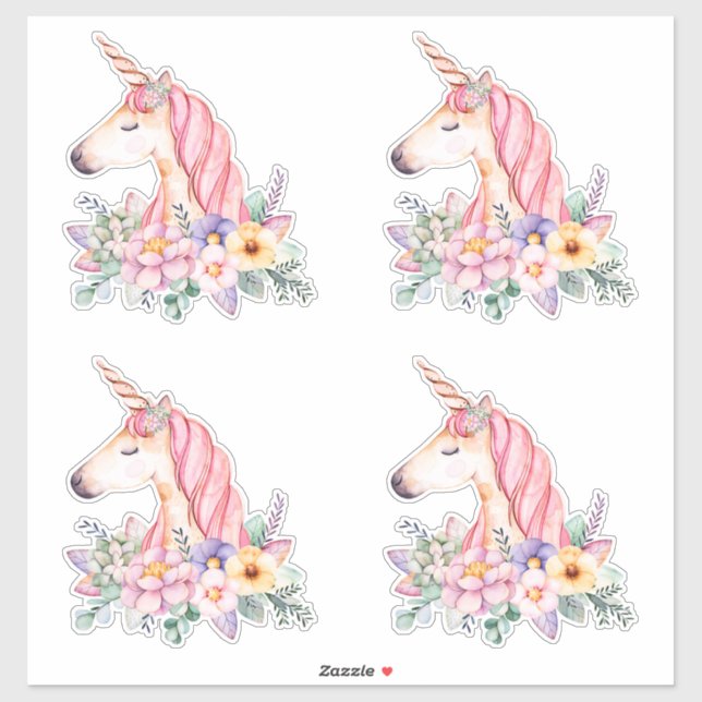 Adesivo Unicorn (Folha)