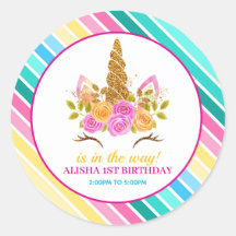 Unicorn Birthday primeiro aniversario Party