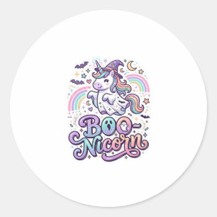 Adesivo Unicorn Boo-nicorn Vetor Premium Design de Vetor_1