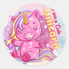 Adesivo Unicorn Classic Round Sticker
