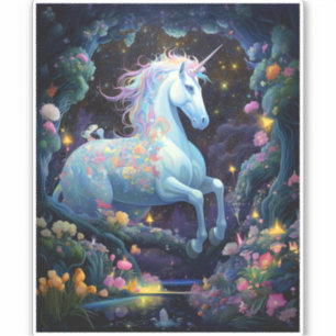 Adesivo Unicorn Fantasy Art