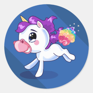 Adesivo Unicorn Farts