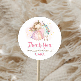 Adesivo Unicorn Magical Day Birthday Party