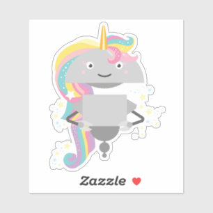Adesivo Unicorn Mia Sticker