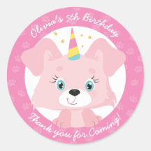 Unicorn Puppy Birthday