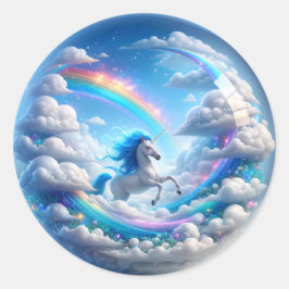 Adesivo Unicorn Rainbow Sticker - Magia Fantástica em Cris