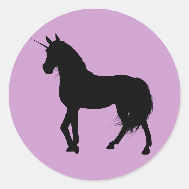 Adesivo Unicorn Silhouette Sticker (Frente)