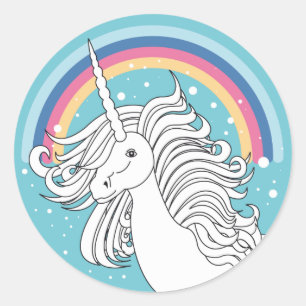 ADESIVO UNICORN STICKER BLUE