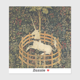 Adesivo Unicorn Tapestries Tapeçaria Clássica
