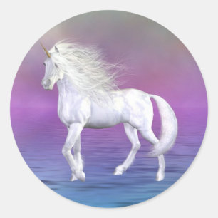 Adesivo Unicorn White Beauty Sticker