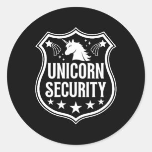 Adesivo Unicorne Segurança Aniversário Figurino de Hallowe