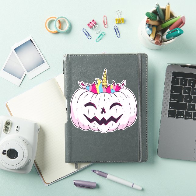 Adesivo unicórnio de Halloween (Capa para iPad)