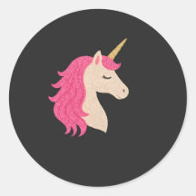 Unicórnio Elegante com Brilho e Glitter