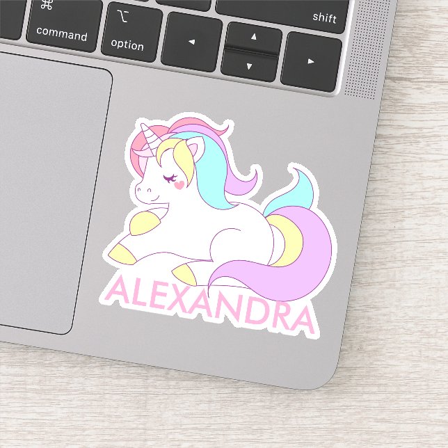 Adesivo Unicórnio Personalizado (Detalhe)