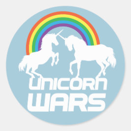 Adesivo Unicorns Guerras com Arco-Íris