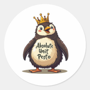 Adesivo Unidade Absoluta Pesto - O Rei Pinguim