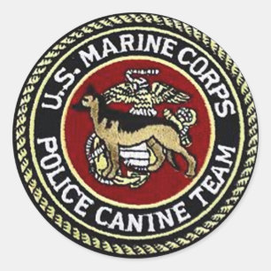ADESIVO UNIDADE USMC CANINE